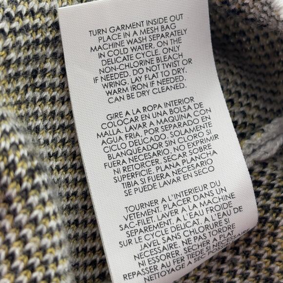 Cabi Gray Kiki Leopard Cardigan Button Down Sweater - Picture 12 of 12